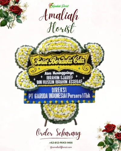 Papan Bunga Duka di Wonoyoso